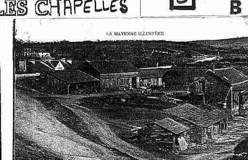 Ville de JAVRONLESCHAPELLES Carte postale ancienne