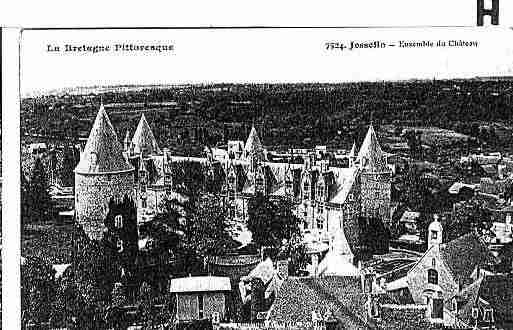 Ville de JOSSELIN Carte postale ancienne