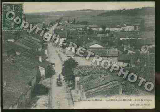 Ville de LACROIXSURMEUSE Carte postale ancienne