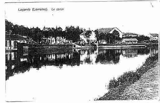 Ville de LAGARDE Carte postale ancienne