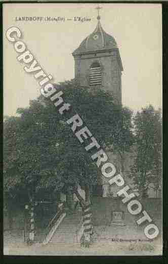 Ville de LANDROFF Carte postale ancienne