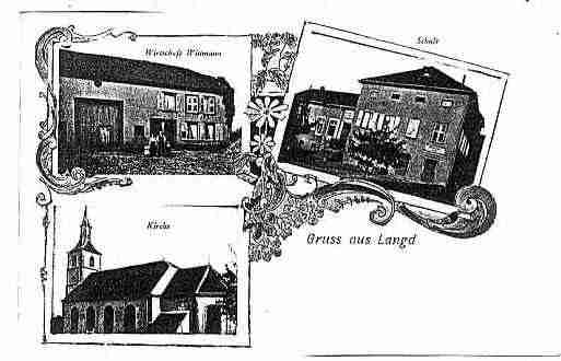 Ville de LANGATTE Carte postale ancienne