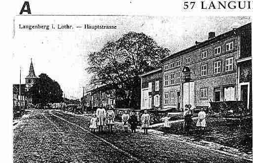 Ville de LANGUIMBERG Carte postale ancienne