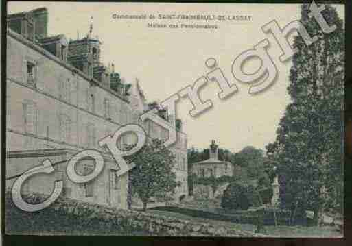 Ville de LASSAYLESCHATEAUX Carte postale ancienne