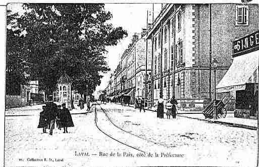 Ville de LAVAL Carte postale ancienne