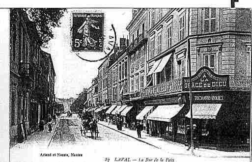 Ville de LAVAL Carte postale ancienne