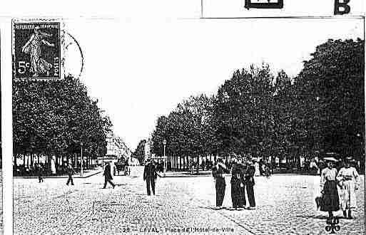 Ville de LAVAL Carte postale ancienne