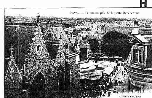 Ville de LAVAL Carte postale ancienne