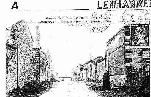 Ville de LENHARREE Carte postale ancienne