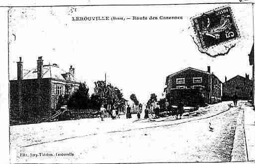 Ville de LEROUVILLE Carte postale ancienne