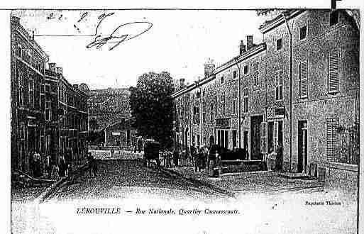 Ville de LEROUVILLE Carte postale ancienne