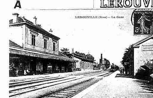 Ville de LEROUVILLE Carte postale ancienne