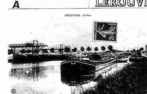 Ville de LEROUVILLE Carte postale ancienne