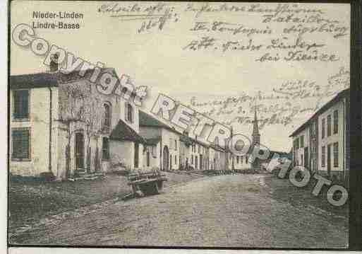 Ville de LINDREBASSE Carte postale ancienne