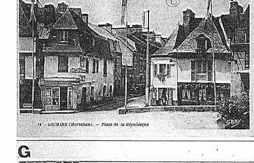 Ville de LOCMINE Carte postale ancienne