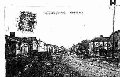 Ville de LONGEVILLESURLALAINES Carte postale ancienne