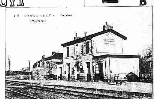 Ville de LONGUEFUYE Carte postale ancienne