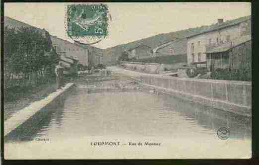 Ville de LOUPMONT Carte postale ancienne