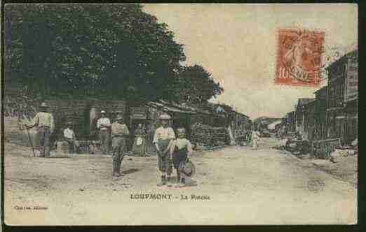 Ville de LOUPMONT Carte postale ancienne