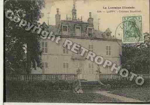 Ville de LUPPY Carte postale ancienne