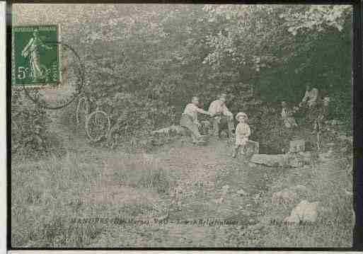 Ville de MANDRESLACOTE Carte postale ancienne