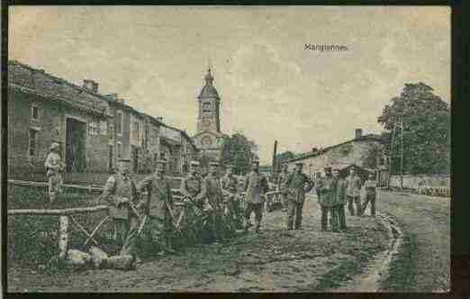 Ville de MANGIENNES Carte postale ancienne