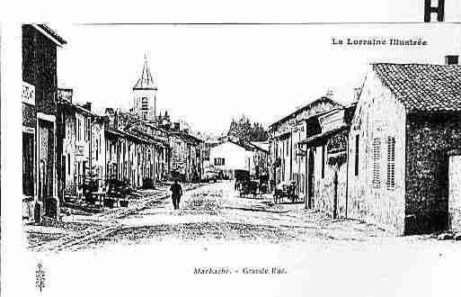 Ville de MARBACHE Carte postale ancienne