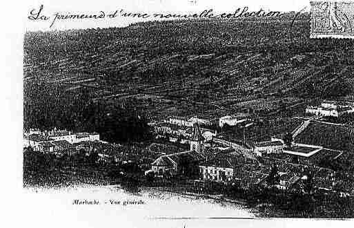 Ville de MARBACHE Carte postale ancienne