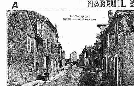 Ville de MAREUILSURAY Carte postale ancienne