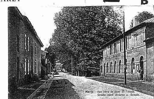 Ville de MARLY Carte postale ancienne