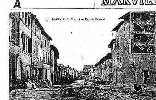 Ville de MARVILLE Carte postale ancienne