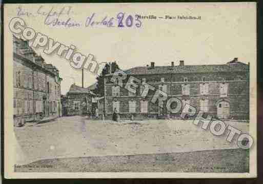 Ville de MARVILLE Carte postale ancienne