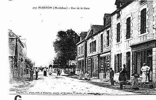 Ville de MAURON Carte postale ancienne