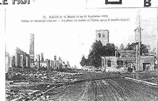 Ville de MAURUPTLEMONTOIS Carte postale ancienne