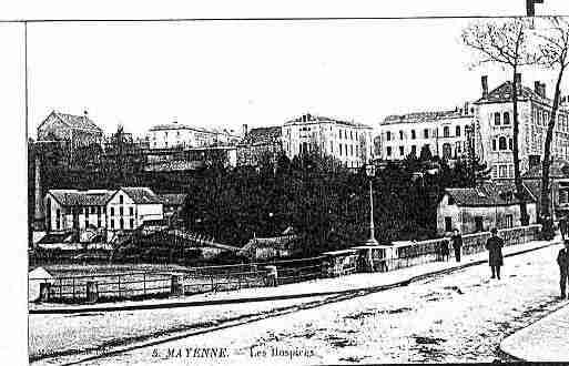 Ville de MAYENNE Carte postale ancienne