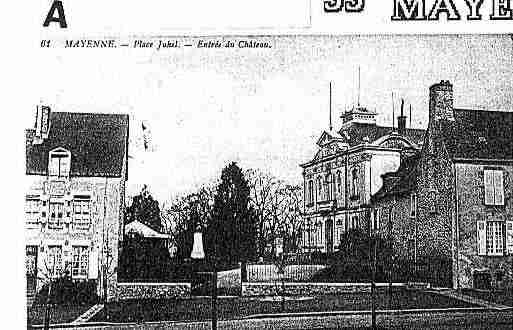 Ville de MAYENNE Carte postale ancienne