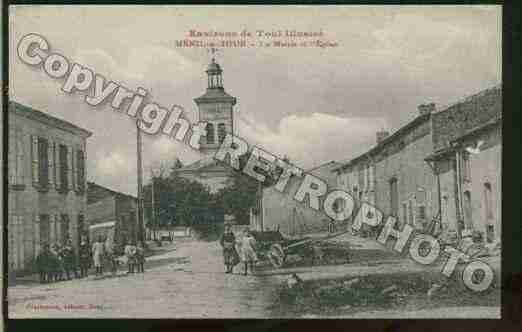 Ville de MENILLATOUR Carte postale ancienne