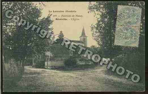 Ville de MEREVILLE Carte postale ancienne