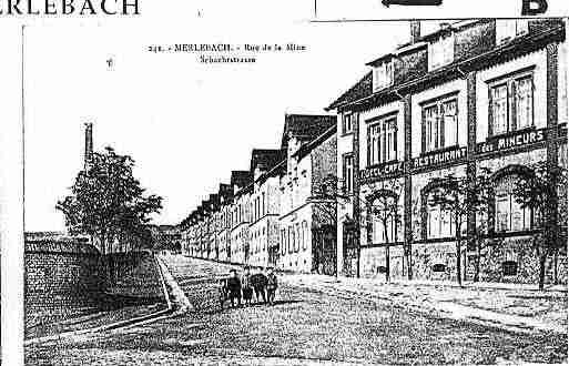 Ville de MERLEBACH Carte postale ancienne