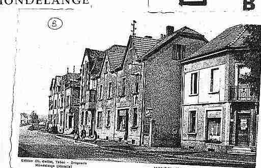 Ville de MONDELANGE Carte postale ancienne