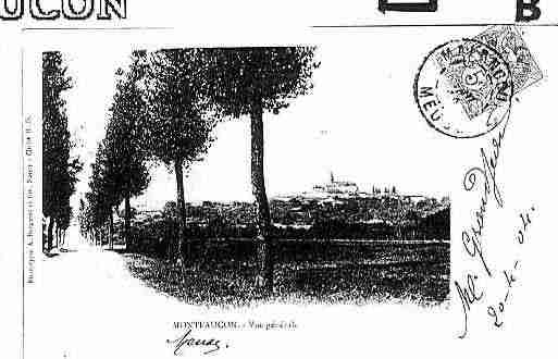 Ville de MONTFAUCOND\'ARGONNE Carte postale ancienne