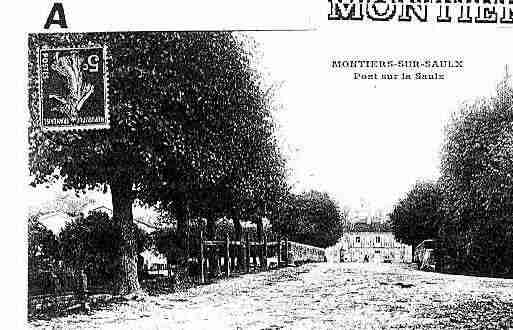 Ville de MONTIERSSURSAULX Carte postale ancienne