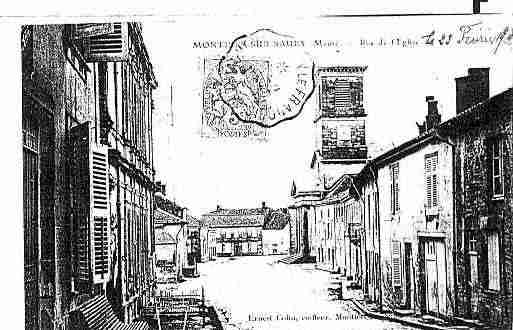 Ville de MONTIERSSURSAULX Carte postale ancienne