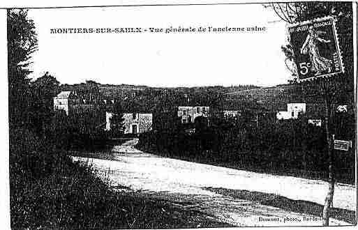 Ville de MONTIERSSURSAULX Carte postale ancienne