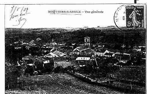 Ville de MONTIERSSURSAULX Carte postale ancienne