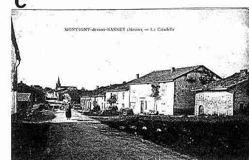 Ville de MONTIGNYDEVANTSASSEY Carte postale ancienne