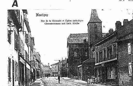 Ville de MONTIGNYLESMETZ Carte postale ancienne