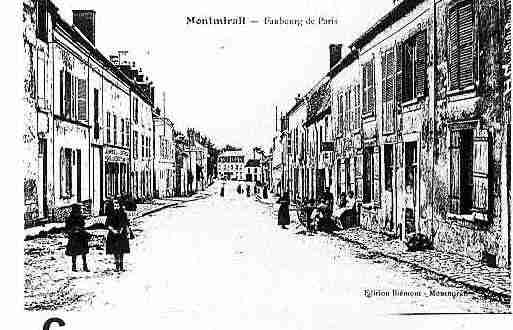 Ville de MONTMIRAIL Carte postale ancienne