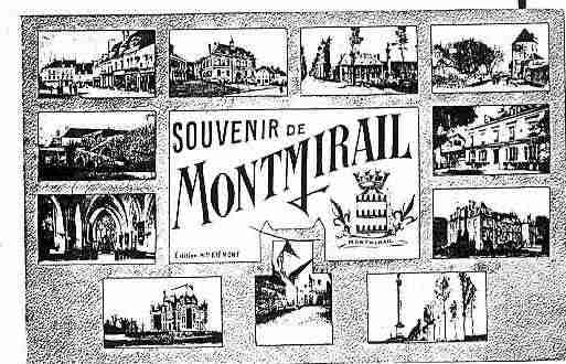 Ville de MONTMIRAIL Carte postale ancienne