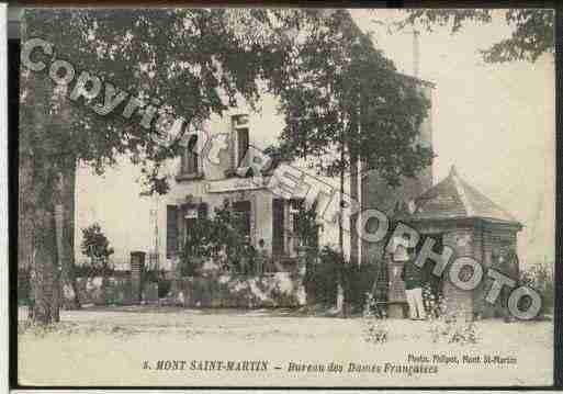 Ville de MONTSAINTMARTIN Carte postale ancienne